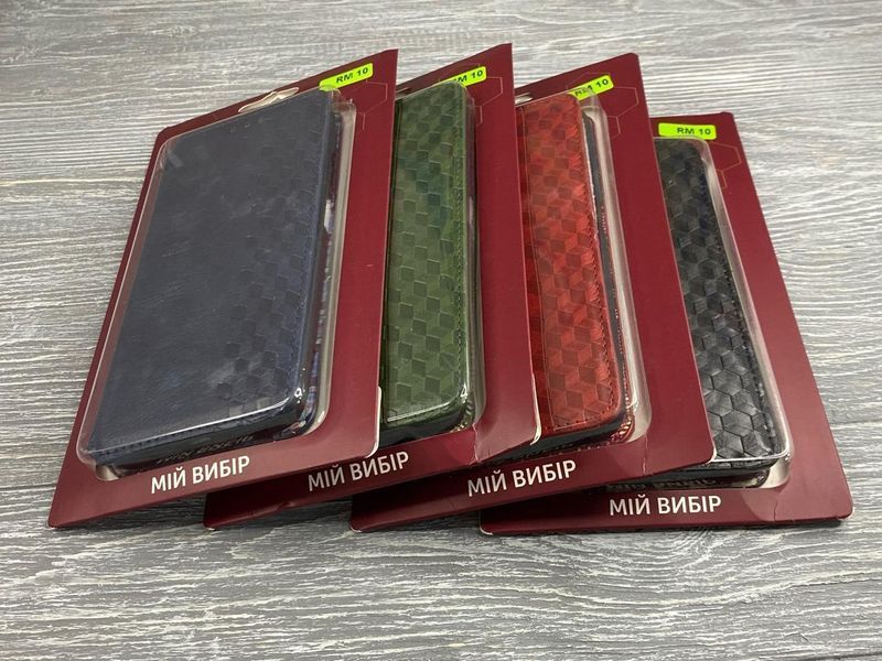 Шкіряний чохол книжка Cubic на Xiaomi Redmi 10 (редмі 10) (4 кольори) 084261 фото