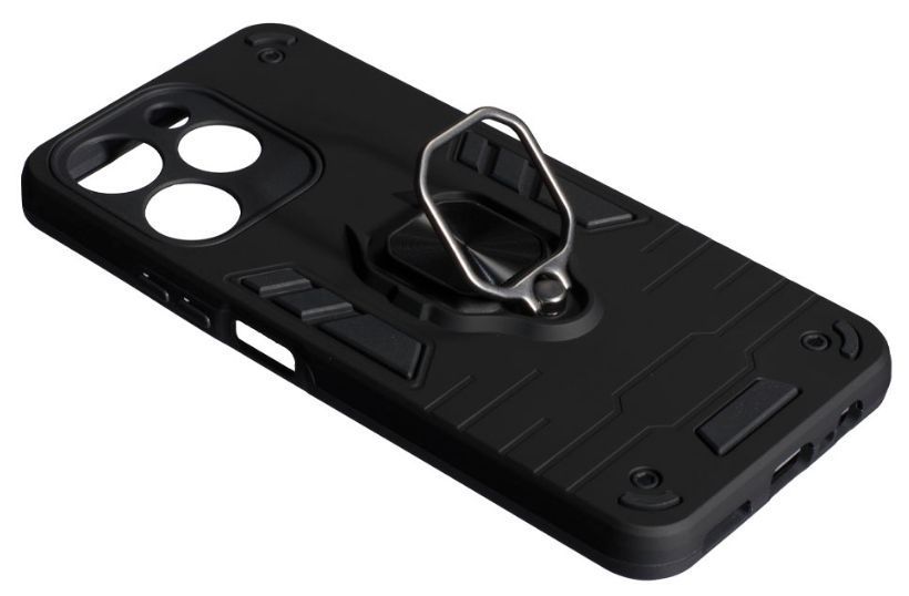 PC + TPU чехол New Transformer для Realme Note 70 (RMX5313) / черный 204015 фото