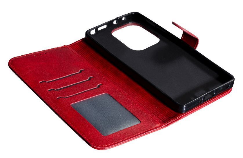 Шкіряний чохол-книжка Business Book на Xiaomi Redmi Note 13 Pro (4G) / red 200750 фото