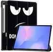 Чехол книжка Crazy Horse на планшет Samsung Galaxy Tab S10 FE Plus (13.1") / dont touch me