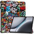 Шкіряний чохол книжка Crazy Horse для OnePlus Pad 2 (12.1")/graffiti