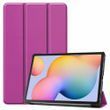 Чехол книжка Crazy Horse для Samsung Galaxy Tab S6 Lite (10.4") / баклажановый 093873 фото