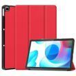 Кожаный чехол книжка Crazy Horse на планшет Realme Pad (10.4") / красный