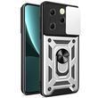 PC + TPU чехол Camshield Armor для Infinix Hot 40 Pro (X6837) / серебристый 095722 фото