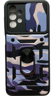 PC + TPU чехол Camo для Samsung Galaxy A23 (на самсунг А23) фиолетовый 086231 фото