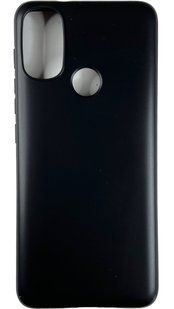 TPU чехол черный матовый для Motorola Moto E20 / Moto E30 (на мото е20 мото е30) черный 84626 фото