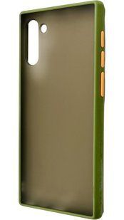 TPU чехол накладка Matte Color Case для Samsung Galaxy Note 10 светло-зеленый 92262 фото