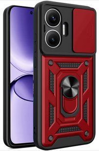 PC + TPU чехол Camshield Armor для Poco F7 / красный 203410 фото