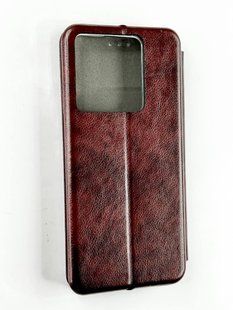 Чехол книжка Perforation book для Xiaomi Redmi Note 13 Pro 5G темно-коричневый 095839 фото