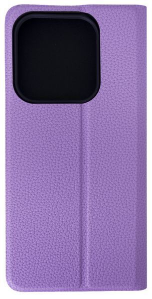 Шкіряний чохол книжка Fibra case на Xiaomi Redmi Note 14 (5G) / фіолетовий 202263 фото