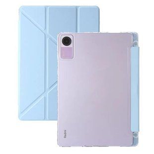 Чехол книжка Transparent Origami на Xiaomi Redmi Pad SE (11") / голубой 099933 фото