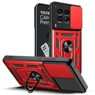 PC + TPU чохол Camshield Armor для Tecno Camon 30 / червоний 098017 фото