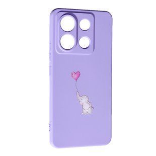 Чехол силиконовый Art case для Xiaomi Redmi Note 13 Pro (5G) Elephant 096685 фото