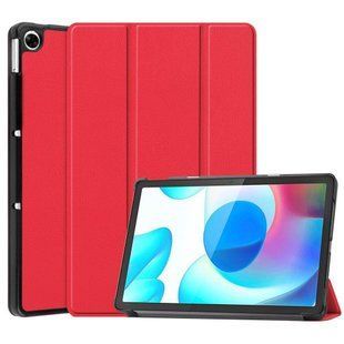 Шкіряний чохол книжка Crazy Horse для Realme Pad (10.4") / червоний 093988 фото