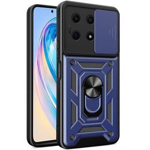 PC + TPU чохол Camshield armor для Honor X8A / синій 92112 фото
