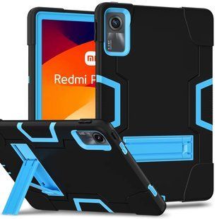 Чехол Strong Case Tablet на Xiaomi Redmi Pad SE 11" / черный+голубой 097838 фото