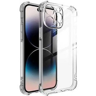 Чохол WXD силіконовий протиударний для Apple iPhone 14 Pro Max (закрита камера) / прозорий 097397 фото