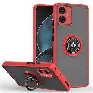 TPU чохол накладка Matte Ring Magnit для Motorola G14 червоний 093108 фото