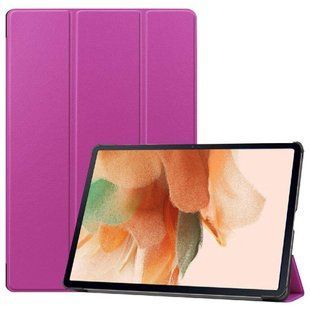Чохол книжка Crazy Horse для Samsung Galaxy Tab S8 Plus / Tab S7 FE (12.4") / фіолетовий 093928 фото