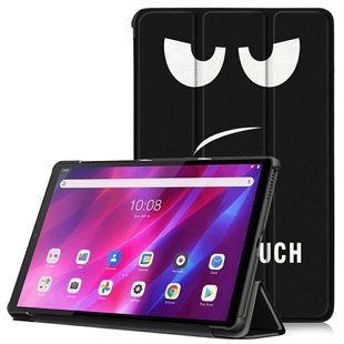 Шкіряний чохол-книжка Crazy Horse для Lenovo Tab K10 (10.3") TB-X6C6 / dont touch me 093847 фото