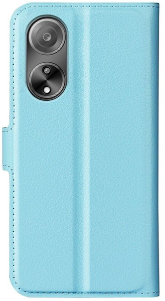 Чехол книжка Lichee для OPPO A98 5G голубой 089905 фото