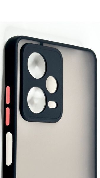 TPU чохол накладка Matte Color Case для Xiaomi Redmi Note 12 Pro 5G чорний 092012 фото