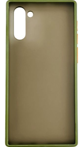 TPU чохол накладка Matte Color Case для Samsung Galaxy Note 10 світло-зелений 92262 фото