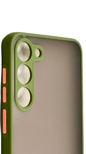 TPU чохол накладка Matte Color Case для Samsung Galaxy S23 світло-зелений 092162 фото