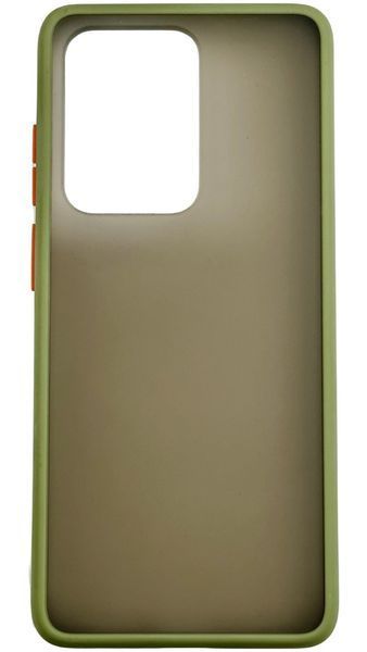 TPU чехол накладка Matte Color Case для Samsung Galaxy S20 Ultra светло-зеленый 092212 фото