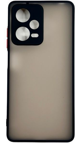 TPU чохол накладка Matte Color Case для Xiaomi Redmi Note 12 Pro 5G чорний 092012 фото