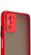TPU чохол накладка Matte Color Case для Samsung Galaxy A03S червоний 092512 фото 3