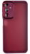 TPU чохол Luxury Metal Lens на Samsung Galaxy A24 бордовий 088451 фото 1