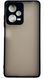 TPU чохол накладка Matte Color Case для Xiaomi Redmi Note 12 Pro 5G чорний 092012 фото 3