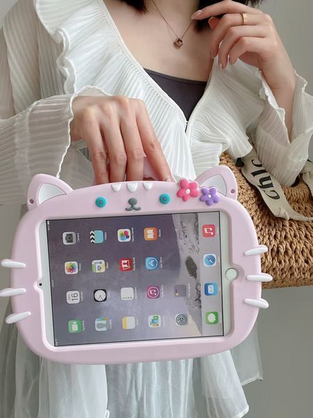 Чохол Happy Case на планшет Lenovo Tab K11 2024 (11") / Cat pink (з ремінцем) 098447 фото