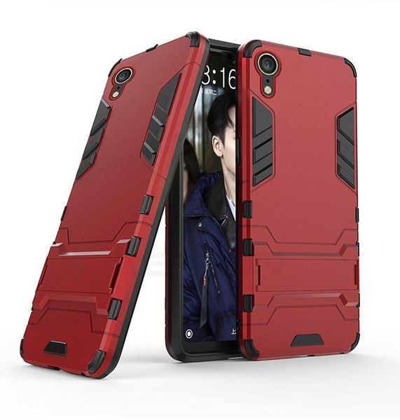 PC + TPU чохол Metal armor для iPhone XR 052507 фото