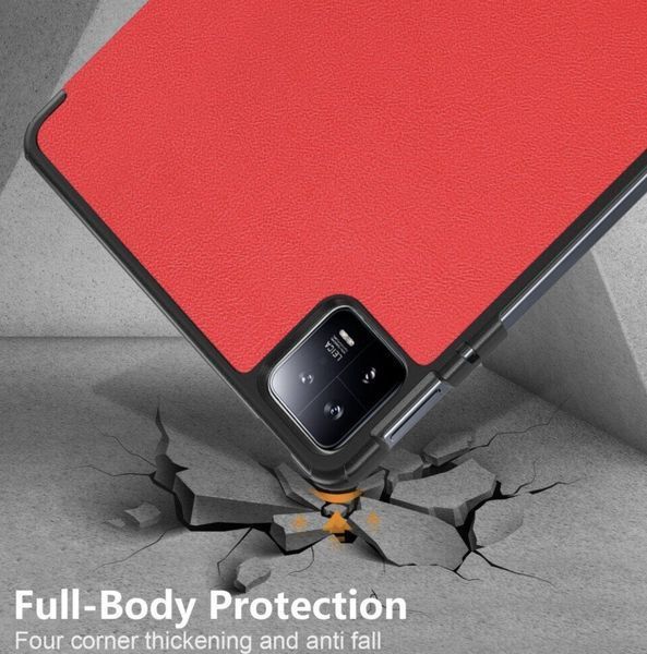 Чохол книжка Crazy Horse на Xiaomi Pad 6S Pro (12.4") / червоний 096578 фото