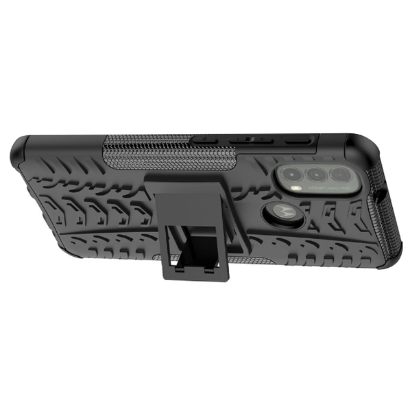 PC + TPU чехол Armor на Motorola E40 белый 89503 фото