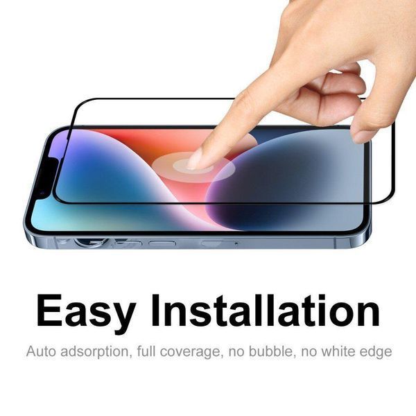 Захисне скло для Apple iPhone 16e / чорний 099373 фото
