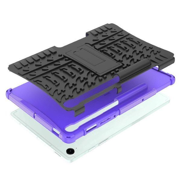 PC + TPU чехол Armor на Samsung Galaxy Tab S9 FE (10.9") / фиолетовый 095577 фото