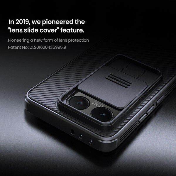 Чехол CamShield Pro Case Nillkin на Xiaomi 14T / черный 097736 фото