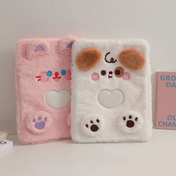 Чехол-сумка Fluffy bag на планшет Lenovo Tab M11 (11") / Cat pink 099641 фото