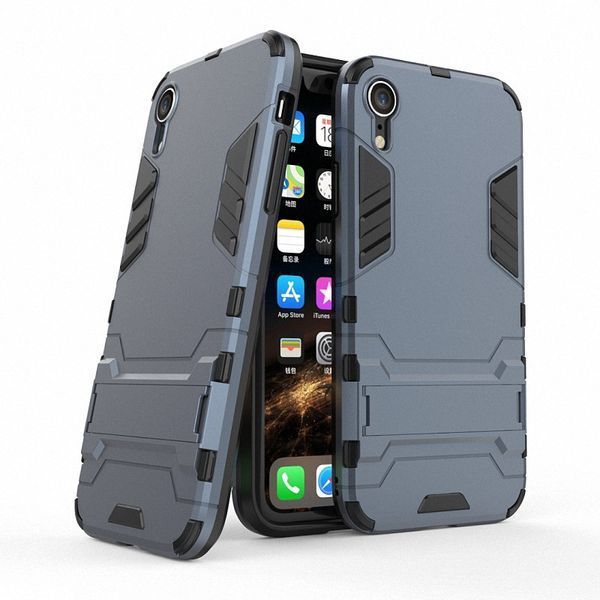 PC + TPU чохол Metal armor для iPhone XR 052507 фото