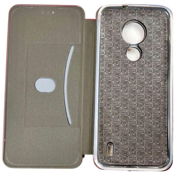 Чехол книжка Elegant book для Nokia C21 / бордовый 87281 фото