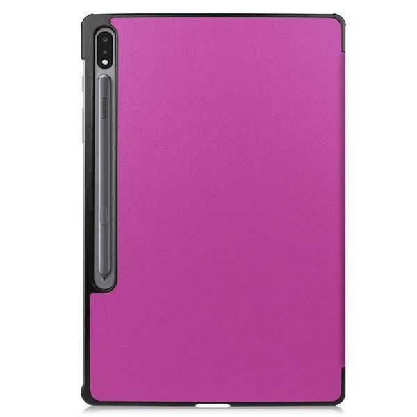 Чохол книжка Crazy Horse для Samsung Galaxy Tab S8 Plus / Tab S7 FE (12.4") / фіолетовий 093928 фото