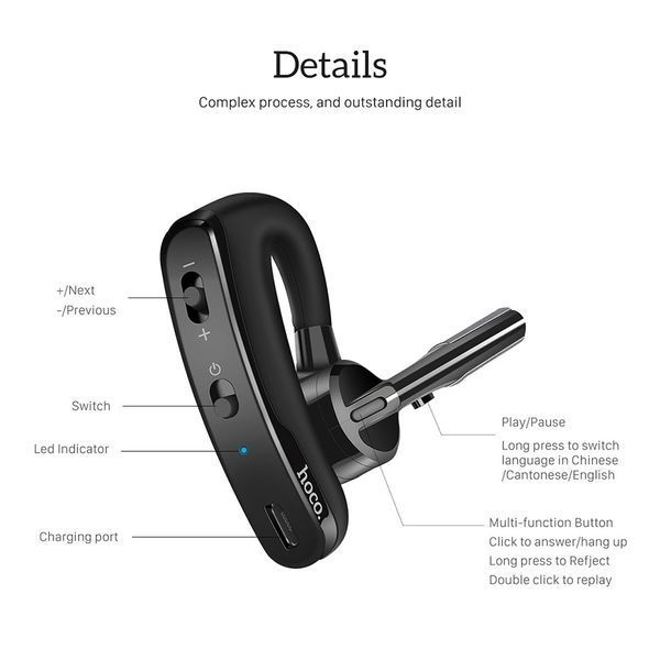Bluetooth гарнітура Hoco E15 51610 фото