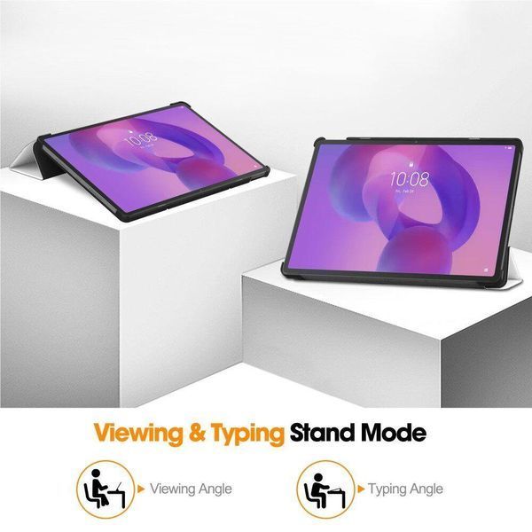 Кожаный чехол книжка Crazy Horse на планшет Lenovo Idea Tab Pro (12.7") / good night 100294 фото