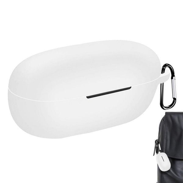 Силіконовий чохол із карабіном для Xiaomi QCY T17 зелений 91005 фото