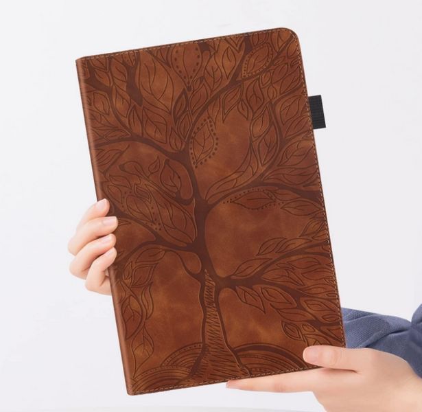 Чохол книжка Wood Book на планшет Xiaomi Redmi Pad SE (8.7") / коричневий 200875 фото