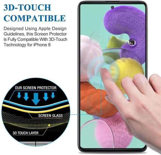Захисне скло для Samsung Galaxy Note 10 Lite чорний 80405 фото