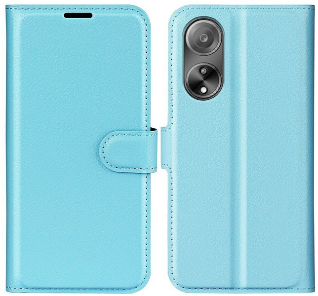 Чехол книжка Lichee для OPPO A98 5G голубой 089905 фото